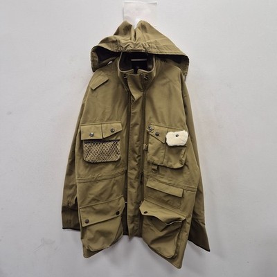 Barbour Vintage T50 Dryfly Endurance Hooded Green Spey Fishing Jacket Coat XXL
