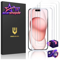 Displayschutzfolie 9H HäRte Blasenfrei FüR Iphone 15 6,1 Zoll 3Er Pack 3 StüCk