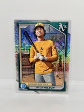JACOB WILSON 2024 Bowman Chrome Prospects Image Variation Oakland #BCP-205