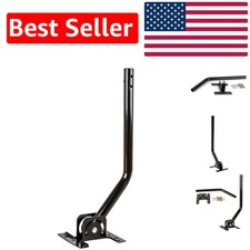 Universal Adjustable 17" J-Mount Pole for Superior Outdoor Antenna Reception
