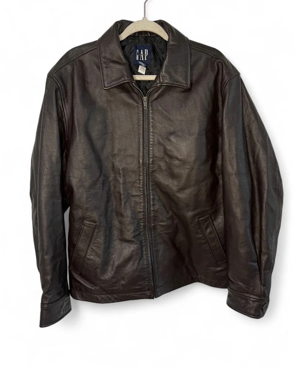 Gap Leather Outer Shell Coats, Jackets & Vests for Men for Sale