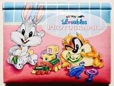 Vintage 1995 Looney Tunes Lovables 5" x 3.5" Photograph Photo Album Baby WB RARE