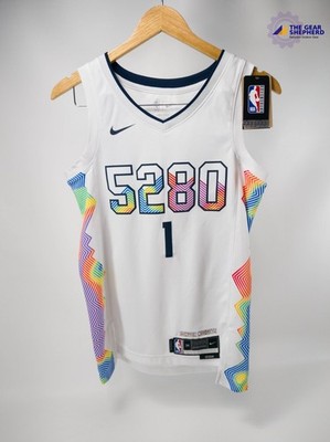 NWT NBA DENVER NUGGETS PORTER JR. SWINGMAN CITY EDITION JERSEY XS MENS