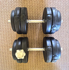 Hardcastle Adjustable Dumbbell Set - 13kg Plates - Collection Only