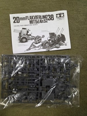 Tamiya 35091 20mm Flakvierling Sd.Anh 52, leider ohne Decals und OVP  1/35 (K7)