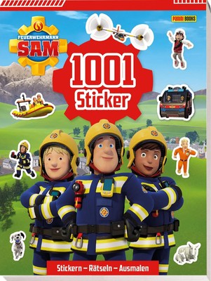 Feuerwehrmann Sam: 1001 Stick*r: Stick*rn - Rätseln - Ausmalen | Panini | Buch