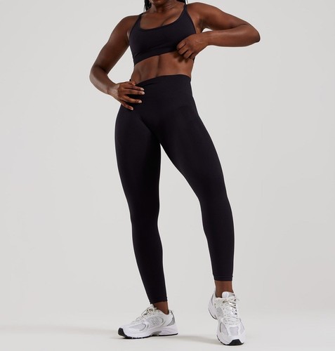 Leggings ajustados sin costuras Best Define 2.0 para mujer regulares negros talla grande, nuevos - Imagen 5 de 12