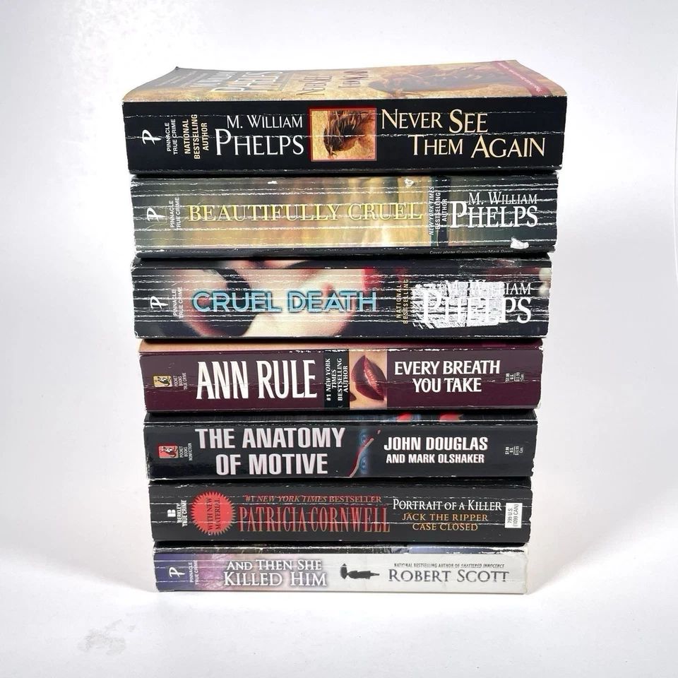 Lot of 7 True Crime Mass Market Paperback Books - M. William Phelps & More! - Image 2 of 4