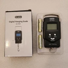 Dr. Meter Fishing Scale Backlit LCD Display 110lb/50kg new digital hanging scale