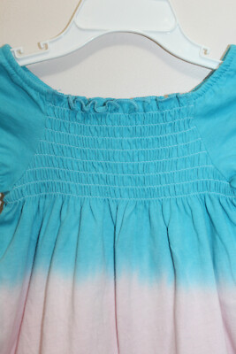 BURT'S BEES BABY GIRLS ROMPER 100% ORGANIC COTTON TIE-DYE PINK