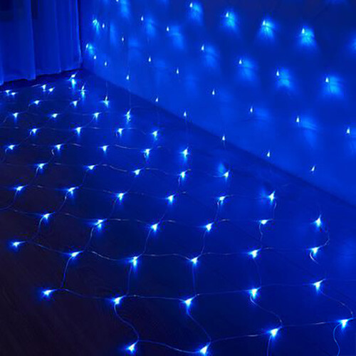 LED Net Mesh Curtain String Fairy Lights Xmas Wedding Party Garden Outdoor Decor - Bild 13 von 26
