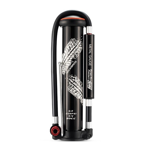 Rockbros Portable Pump 220PSI AV/FV Aluminum Alloy MTB Road Bicycle Pump - Picture 9 of 9