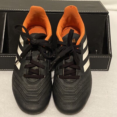⭐️ Predator 18.4 ブラック/オレンジ Adidas Predator Kids Black orange ￼ Lace Up Soccer Cleats Sz 1 | eBay