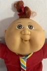 CABBAGE PATCH KID Doll HASBRO Girl Cornsilk Red Hair Patch Brown Eyes 1988 VTG