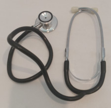 COSTUME PROP Doctor's Stethoscope Halloween Cosplay Nurse Realistic Metal USED