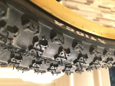 NOS Gold Ukai 1&3/8ths 1980s BMX Rims with rnew Comp 3 Tires | eBay