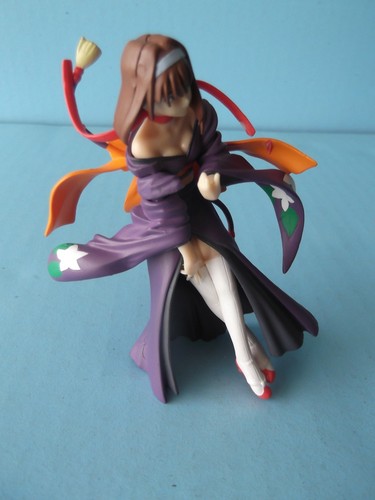 Sumire Sakura Wars Hot purple flowing dress/kimono pretty! 4"in PVC Figure - Imagen 6 de 8