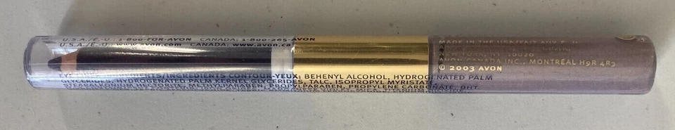 New Avon Double Play Eye Liner And Gloss Pencil Stick Violet C New Old Stock NOS - Image 2 of 2