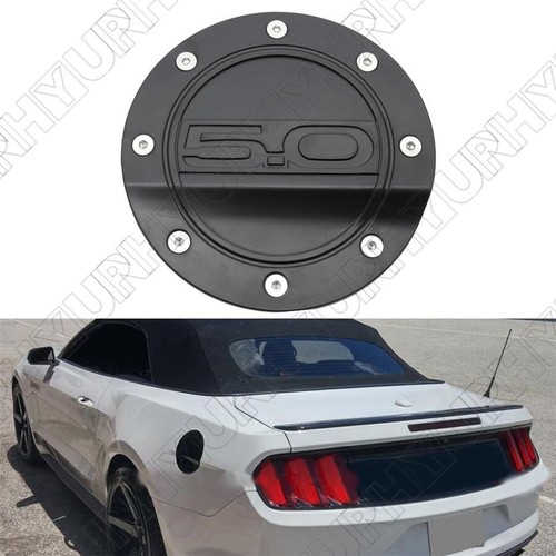 Gloss Black Fuel Door Cover Trim For Ford Mustang 2010-2014 – Easy Stick-On Upgrade