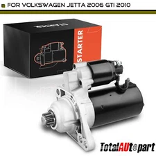 Starter Motor for Volkswagen Jetta 2006 L4 1.9L GTI 2010 2.0L 1.7KW CCW 12V 10T