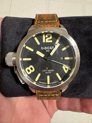 U-Boat Classico 45 AS 1 IFO Left Hook Auto Watch 