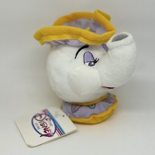 Disney Store Beauty and the Beast MRS. POTTS Plush bean bag toy NEW w/ TAG