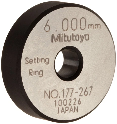 Mitutoyo 177-267 Setting Ring  6mm Size  7mm Width  25mm Outside Diameter NEW