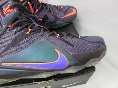 Nike LeBron 12 Men\'s Size 13 US 684593-583 Cave Purple Orange Athletic Shoes $_57.JPG?set_id=880000500F main image 2