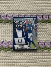 14/25 Adonai Mitchell Year One Patch 2024 Panini Rookies and Stars Football Card