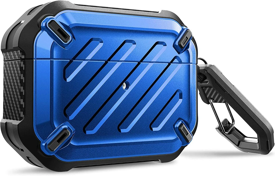 Apple AirPods Pro Estuche a prueba de golpes SUPCASE Unicornio Escarabajo Pro Resistente Clip Cubierta Foto 2 de 4