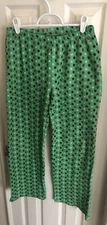 Vintage Just Love Polka Dot Fleece Small Sweatpants Sleepwear Fast Shipping