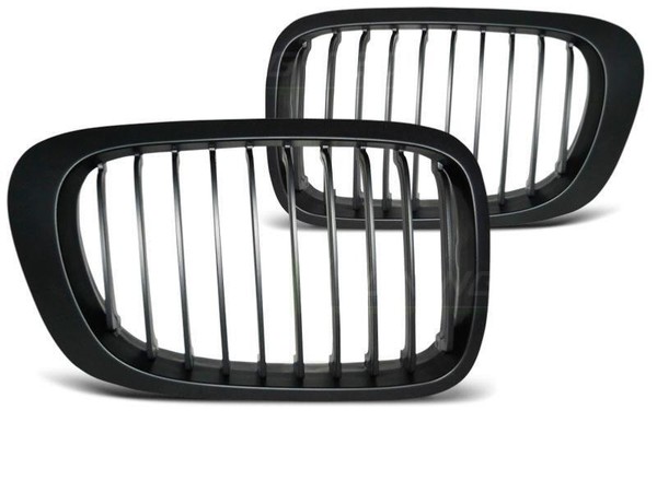 Frontgrill BMW 3Er E46 Von 1999 Bis 2003 Coupe / Cabrio Schwarz Matt-image