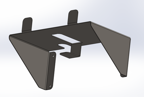 Wall Mount Bracket for Synology DS220, DS218, DS216 NAS - Afbeelding 2 van 5