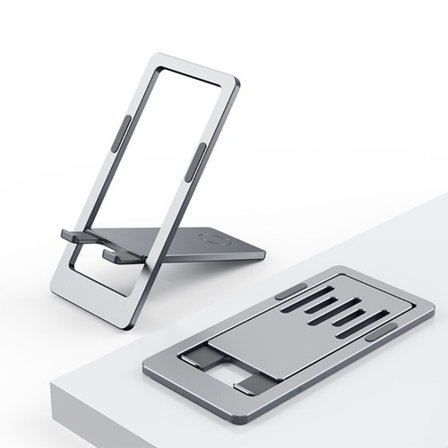 Universal Aluminum Desk Tabletop Phone Tablet Stand Holder Foldable Adjustable - 第 4/8 張圖片