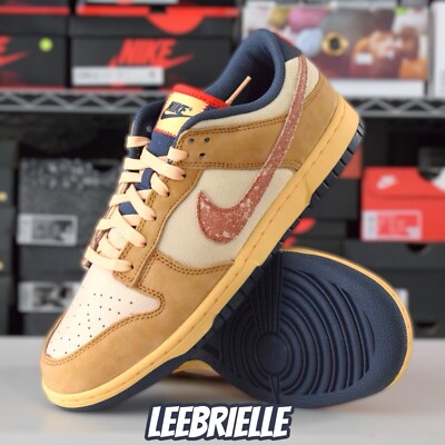 Nike Dunk Low Retro SE Wheat Sketch and Exploration HQ3640-790 Men's Size NEW