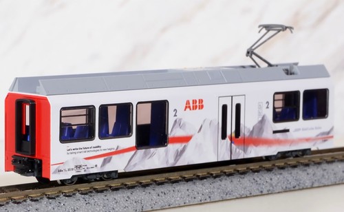 N Scale Kato/Noch 7074075 RhB Locomotive Allegra ABe8/12 3510 ABB 3 Cars Set NIB - Picture 6 of 12