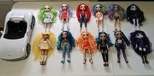 Lot of 12 Rainbow Shadow High Dolls with Accessories  Light-Up Car Naomi Veronia