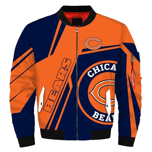 Chicago Bears Men's Flight Bomber Jacket