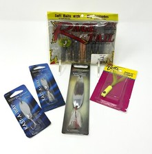 Kast A Way, Betts Pop N’ Stripe, Rage Tail Fishing Lures NEW In Packages 5 Pcs. 