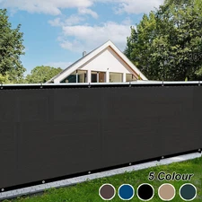 4/5/6/8 ft Fence Screen Privacy Windscreen Garden Yard Mesh Shade Cover Patio US