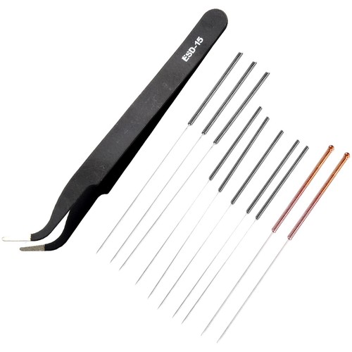 Reinigungsnadel Set f��r 3D-Drucker D��se 10 Stck. 0 205 mm + 1 St��ck Pinzette - Afbeelding 10 van 11