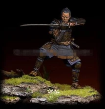 1:24 Scale Samurai Warrior Model Figure Japanese Katana Fighter Collectible