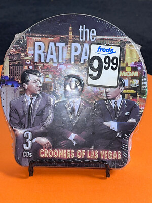 cd 3 disk The Rat Pack & Friends Crooners of Las Vegas in Metal Tin factory seal