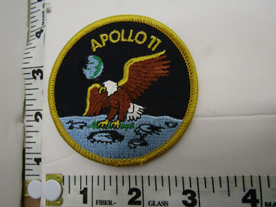 OLD VINTAGE APOLLO II MOON SPACE SHUTTLE PATCH SEWING CRAFT
