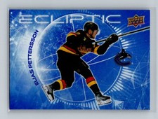 2023-24 UD Series 2 Ecliptic  #EC-3 Elias Pettersson Vancouver Canucks
