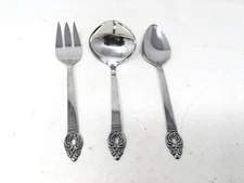 4 Pc Serving Set Oneida Ltd 1881 Rogers Danish Court Ladle Spoon  Fork Sugar