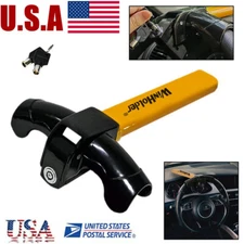 Steering Wheel Security Lock Car Steering Wheel Lock w/Key for Car Van Truck SUV