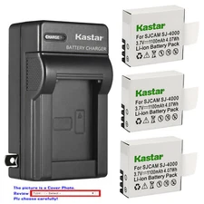 Kastar Battery AC Wall Charger for SJCAM SJ4000B & SJCAM Qumox DX 288813