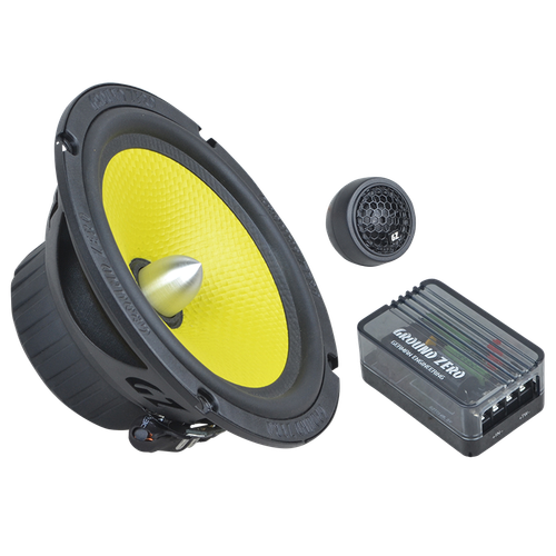 Ground Zero Titanium GZTC 165.2X 6.5" 16.5cm 2 way car component speakers 100w eBay