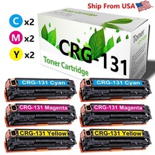  6PK,2C2M2Y 131H 131 Toner Cartridge for i-SENSYS MF8280Cw MF8230Cn Printer